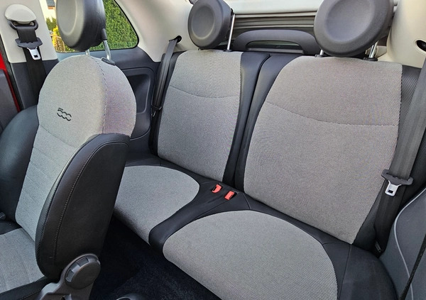 Fiat 500 cena 19900 przebieg: 127000, rok produkcji 2011 z Jaraczewo małe 277
